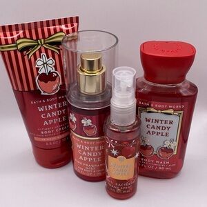 Bath & Body Works Winter Candy Apple Mini Set